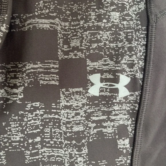 Under Armour Compression Leggings In Dark Grey Patterned Women’s Size S - Picture 4 of 8